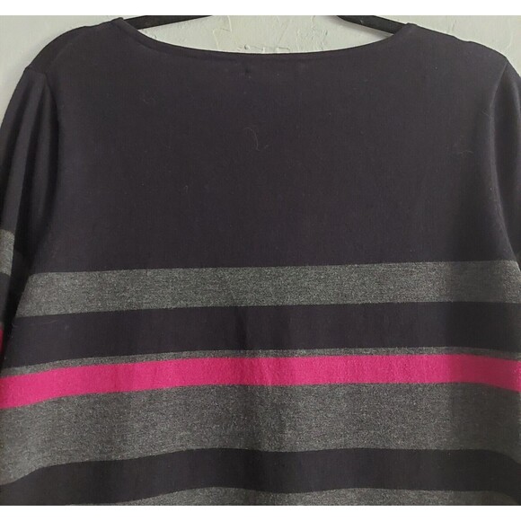 Spense Sweater Women's XL, Striped, Pretty, Rayon, Polyester, 19 Inch Of Armp To - Picture 7 of 8